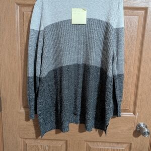 Women's Gray Gradient Sweater